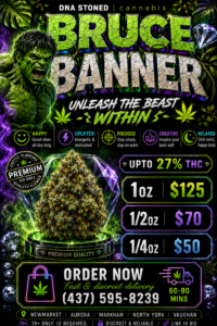 ⚡ Bruce Banner – Premium Potent Hybrid | Heavy-Hitting Batch ⚡