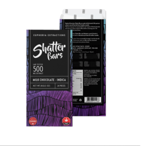 Milk Chocolate Indica 500mg Shatter Bar