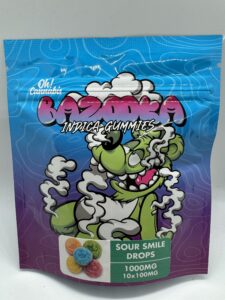 BAZOOKA - SOUR SMILE DROP 1000MG - INDICA ONLY