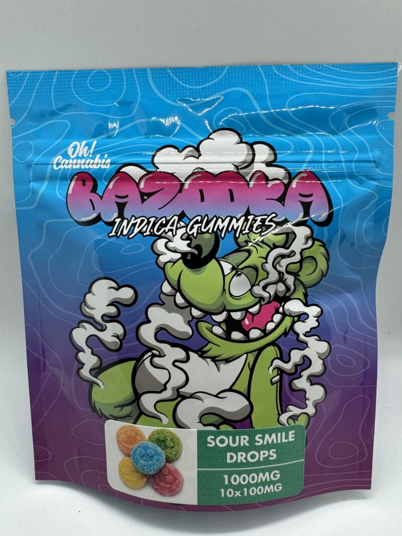 BAZOOKA - SOUR SMILE DROP 1000MG - INDICA ONLY