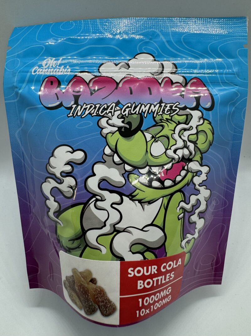 BAZOOKA - SOUR COLA BOTTLES 1000MG - INDICA / SATIVA - Image 2
