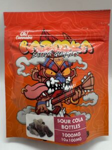 BAZOOKA - SOUR COLA BOTTLES 1000MG - INDICA / SATIVA