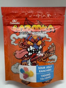 BAZOOKA - SOUR JOLLY RANCHERS 1000MG - INDICA / SATIVA