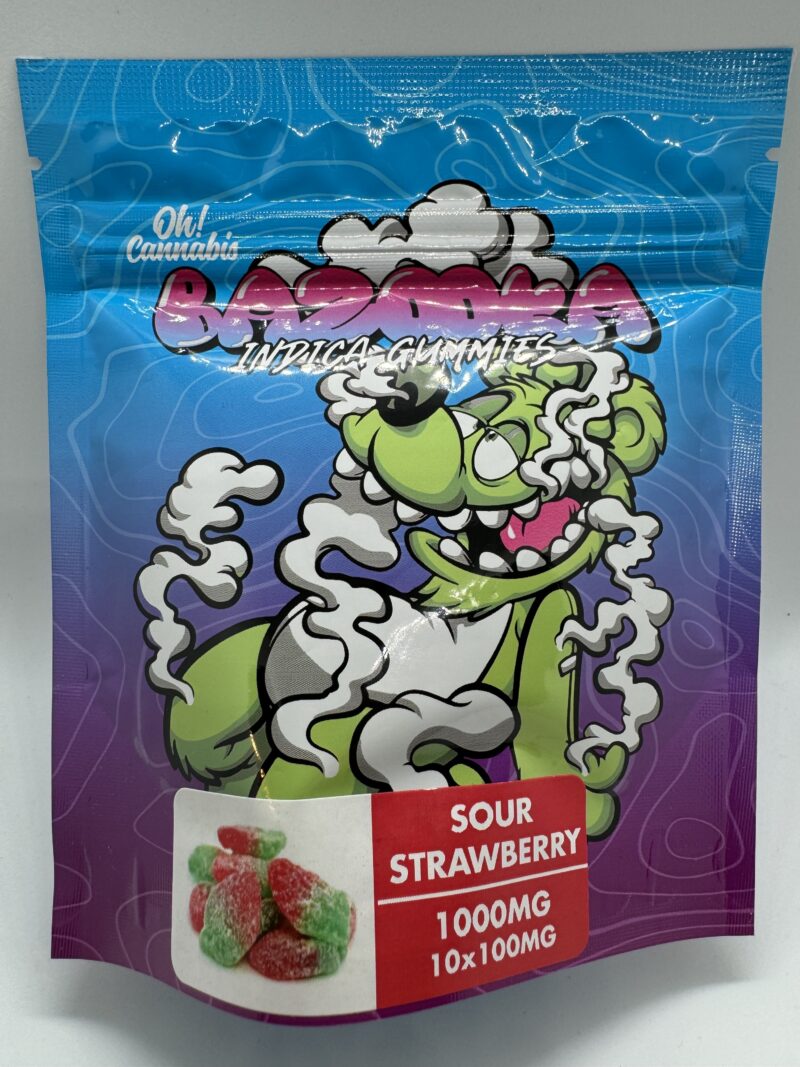 BAZOOKA - SOUR STRAWBERRY 1000MG - INDICA / SATIVA - Image 2