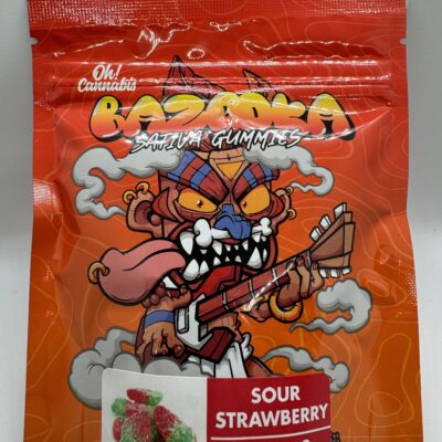 BAZOOKA - SOUR STRAWBERRY 1000MG - INDICA / SATIVA