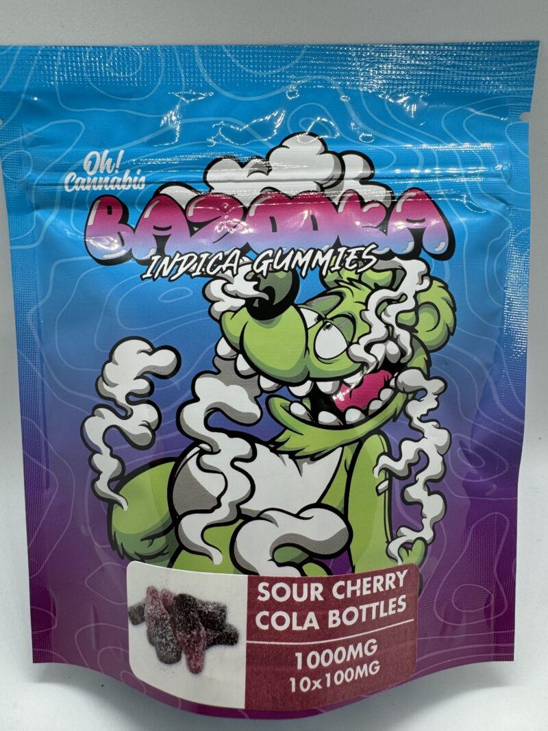 BAZOOKA - SOUR CHERRY COLA BOTTLES 1000MG - INDICA / SATIVA - Image 2