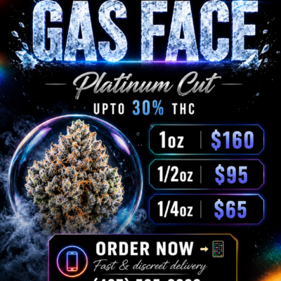 👑 Gas Face - Platinum Cut - Upto 30% THC - Special Price $160