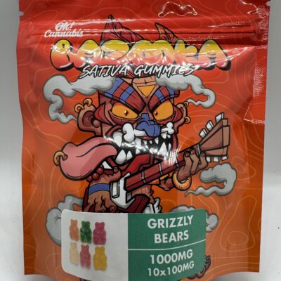 BAZOOKA - GRIZZLY BEARS 1000MG - SATIVA ONLY