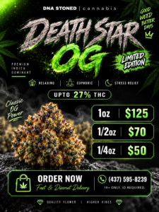 ☠️ Death Star OG - Limited Edition | 27% THC | Now Only $125 Oz ☠️