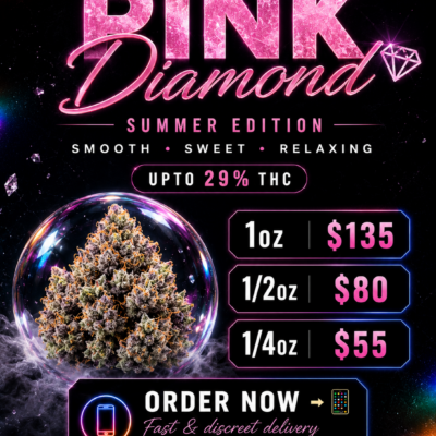 💎 Pink Diamond - Summer Edition | 29% THC | Now Only $135 Oz