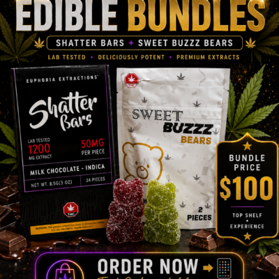 🍫 Premium Edible Bundle - Shatter Bars & Sweet Buzzz Bears