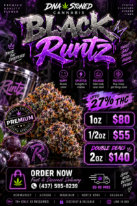 🖤 Black RuntZ - Limited Batch | 27% THC | Double Deals: $140 for 2OZ