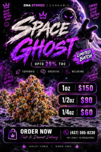 🚀 Space Ghost - Limited Batch | Upto: 29% THC | Now Only: $150 OZ