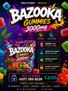 🍭 Bazooka 3000MG THC - Available in Indica and Sativa - 1 Bag $50 - 2 Bag $90 🍭