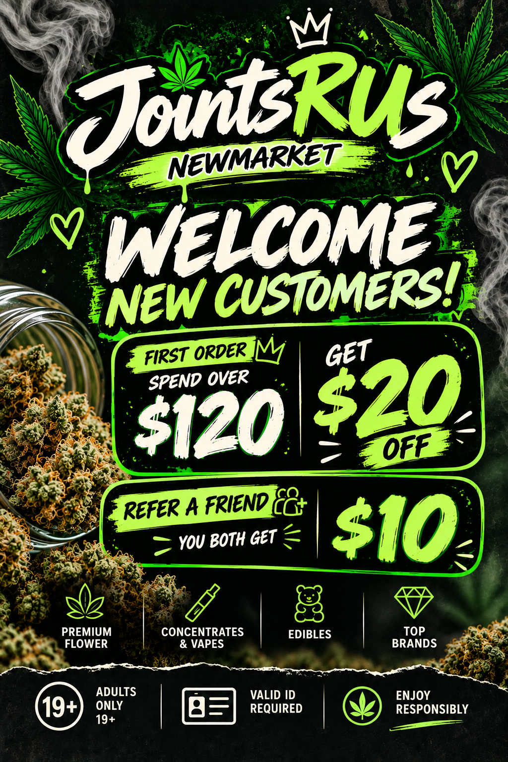 π Weed Lovers - Welcome to JointRUs Newmarket π